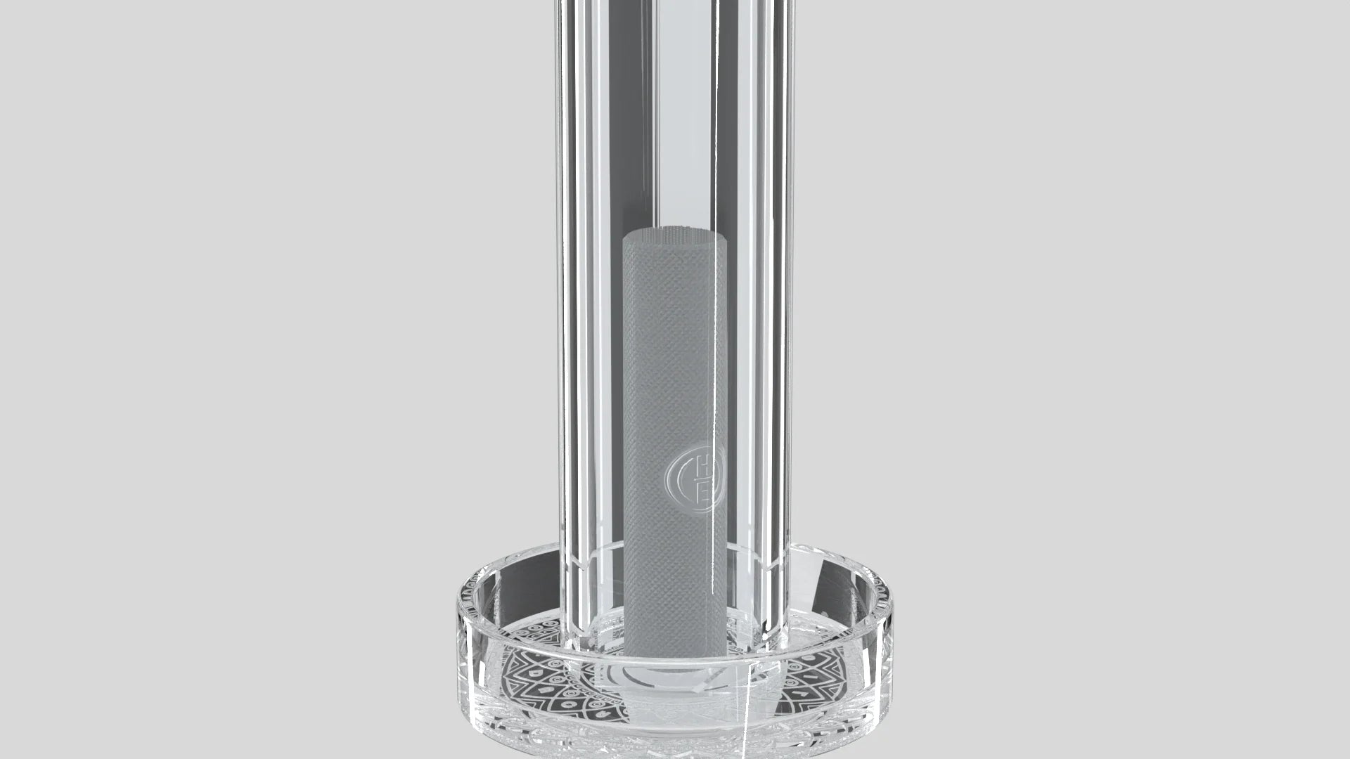Control Tower base with the pillar spinning inside